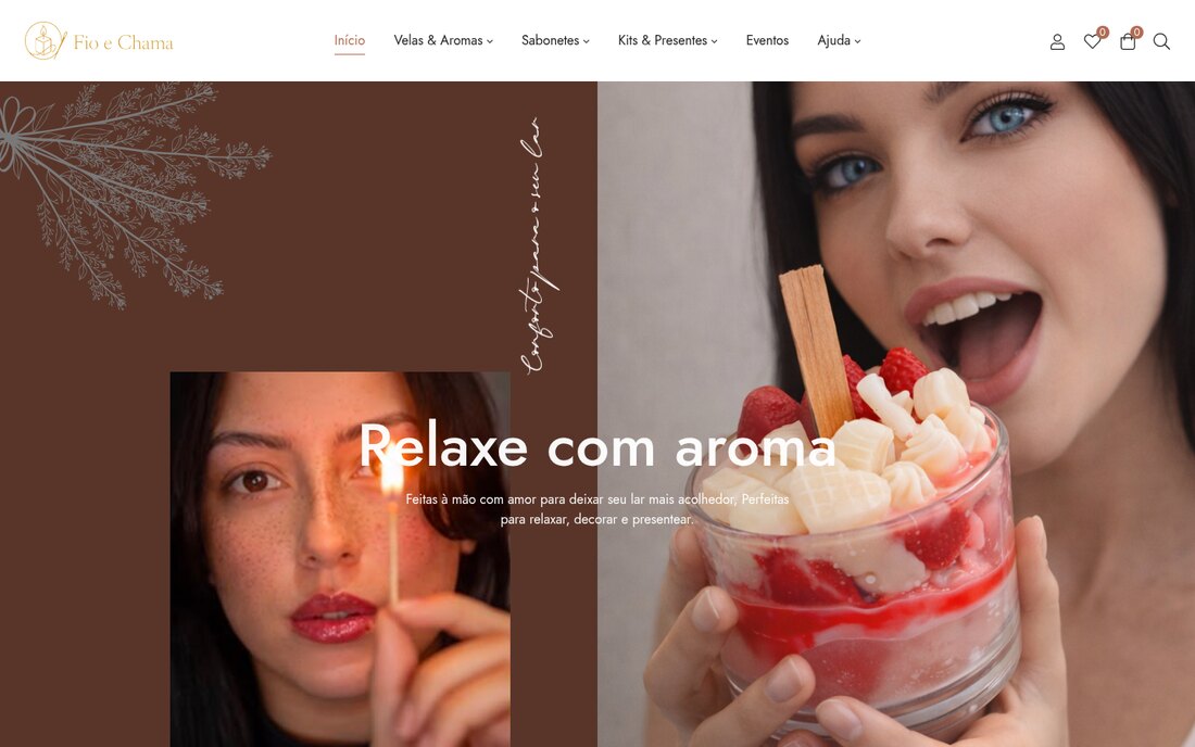 Fio e Chama — desktop