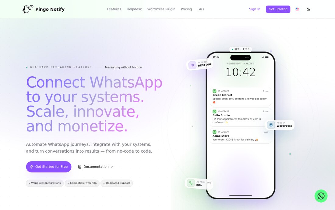Pingo Notify — desktop