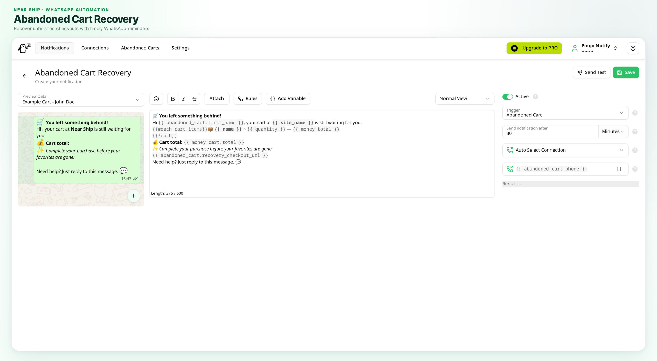 Pingo Notify — screenshot 3